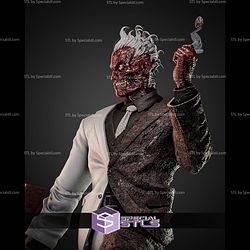 Two Face With Gun 360mm STL Files