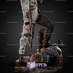 Two Face With Gun 360mm STL Files