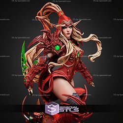 Valeera Sanguinar Warcraft 425mm STL Files