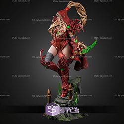 Valeera Sanguinar Warcraft 425mm STL Files