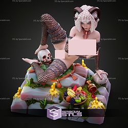 Vanilla Horned Temptress 108mm ALT STL Files