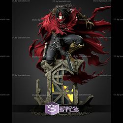 Vincent Valentine Final Fantasy Vigilante 345mm STL Files