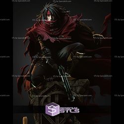 Vincent Valentine Final Fantasy Vigilante 345mm STL Files