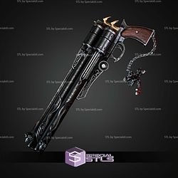 Vincent Valentine Final Fantasy Vigilante 345mm STL Files