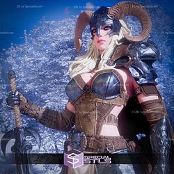Warrior Of The North Female STL Files