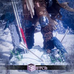 Warrior Of The North Female STL Files