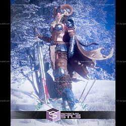Warrior Of The North Female STL Files