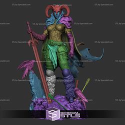 Warrior Of The North Female STL Files