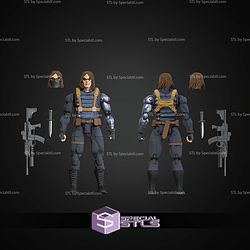 Winter Soldier Bucky Barnes 1 12 Action Figure STL Files