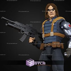 Winter Soldier Bucky Barnes 1 12 Action Figure STL Files