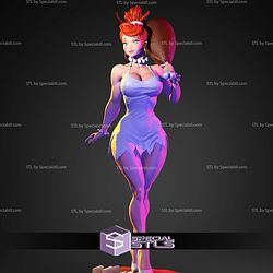 Wilma Flintstone Anime Style STL Files