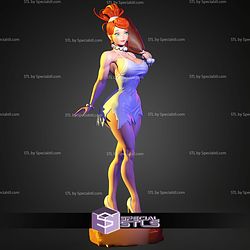 Wilma Flintstone Anime Style STL Files
