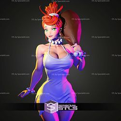 Wilma Flintstone Anime Style STL Files
