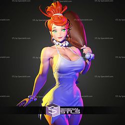Wilma Flintstone Anime Style STL Files