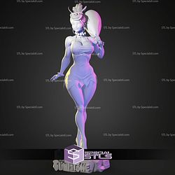 Wilma Flintstone Anime Style STL Files