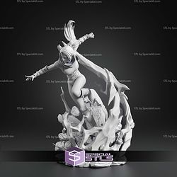 Yoruichi Shihoin Bleach Thunder Action 208mm STL Files