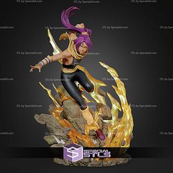 Yoruichi Shihoin Bleach Thunder Action 208mm STL Files