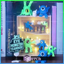 Super Basic STL Eye Monsters Tea House