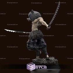 Inosuke Hashibira Kimetsu No Yaiba Muscle STL Files