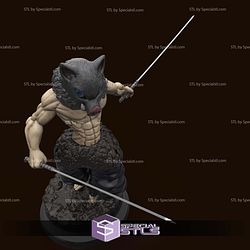 Inosuke Hashibira Kimetsu No Yaiba Muscle STL Files
