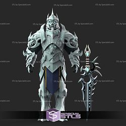 Cosplay STL Files Mawsworn Anduin Armor