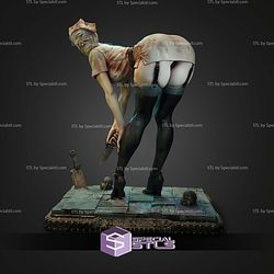 Abyssal Nurse Bandage 75 1 12 Scale Horror STL Miniatures