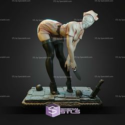 Abyssal Nurse Bandage 75 1 12 Scale Horror STL Miniatures