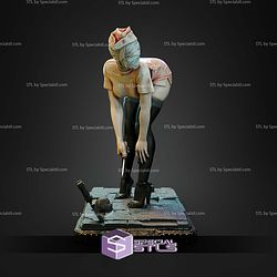 Abyssal Nurse Bandage 75 1 12 Scale Horror STL Miniatures