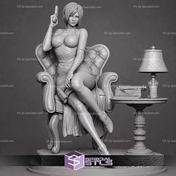 Ada Wong Resting On Sofa STL Files
