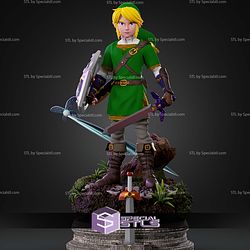 Adult Link Hero Of Time Stylized STL Files