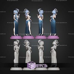 Ako Dress Blue Archive 280mm STL Files