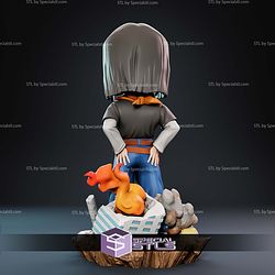 Android 17 160mm Chibi STL Files