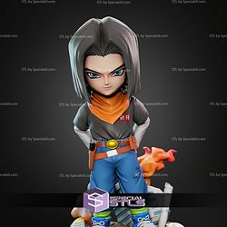 Android 17 160mm Chibi STL Files