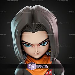 Android 17 160mm Chibi STL Files