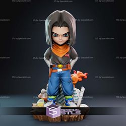 Android 17 160mm Chibi STL Files