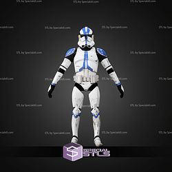 Articulated Clone Trooper Figurine 294mm STL Files