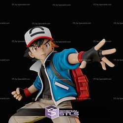 Ash And Pikachu Epic Scene STL Files
