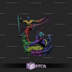 Backlash And Taboo Comics Diorama STL Files