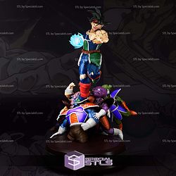 Bardock Flying Power Ball STL Files