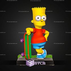 Bart Simpson The Simpsons 95mm STL Files