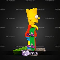 Bart Simpson The Simpsons 95mm STL Files
