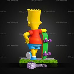 Bart Simpson The Simpsons 95mm STL Files