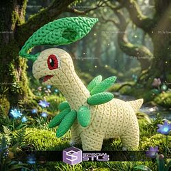 Basic Pokemon Collection Bayleef Crochet STL Files