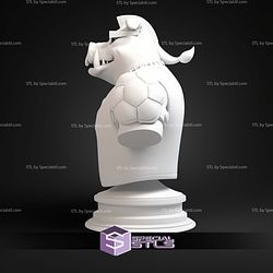 Bebop TMNT Animated Series Bust STL Files