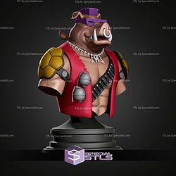 Bebop TMNT Animated Series Bust STL Files