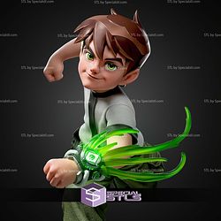 Ben 10 Cartoon In Action STL Files