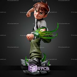 Ben 10 Cartoon In Action STL Files
