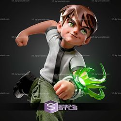 Ben 10 Cartoon In Action STL Files