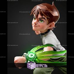 Ben 10 Cartoon In Action STL Files