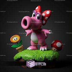 Birdo Super Mario 150mm STL Files